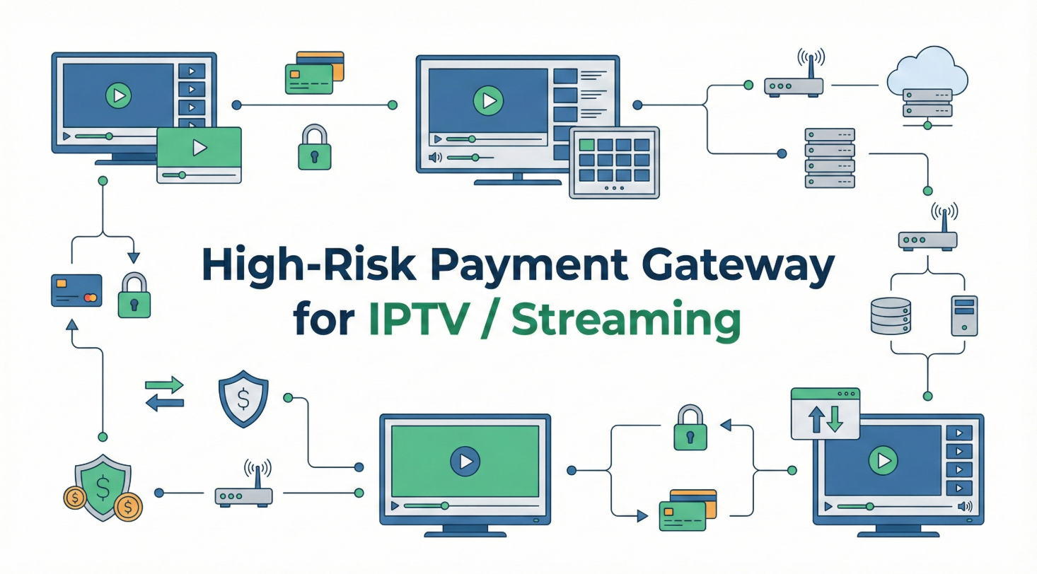 High-Risk Payment Gateway for IPTV / Streaming